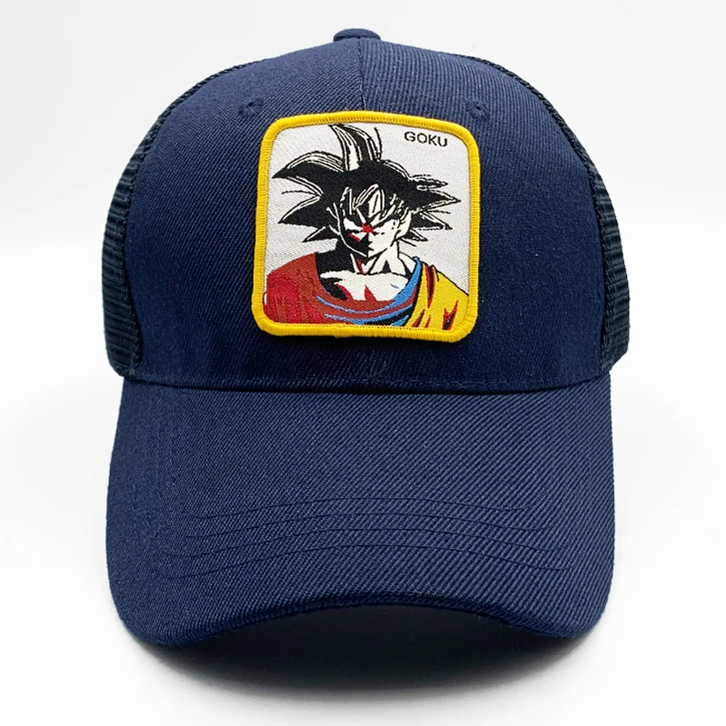 Бренд Dragon Ball Z Goku Bulma Бейсболка Кепка водителя грузовика для мужчин и женщин хип-хоп шляпа папа сетка регулируемый головной убор Прямая поставка
