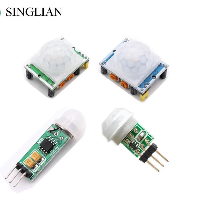 HC-SR501 HC-SR505 AM312 Отрегулируйте пироэлектрический инфракрасный Мини PIR модуль датчик движения Детектор модульный кронштейн для arduino