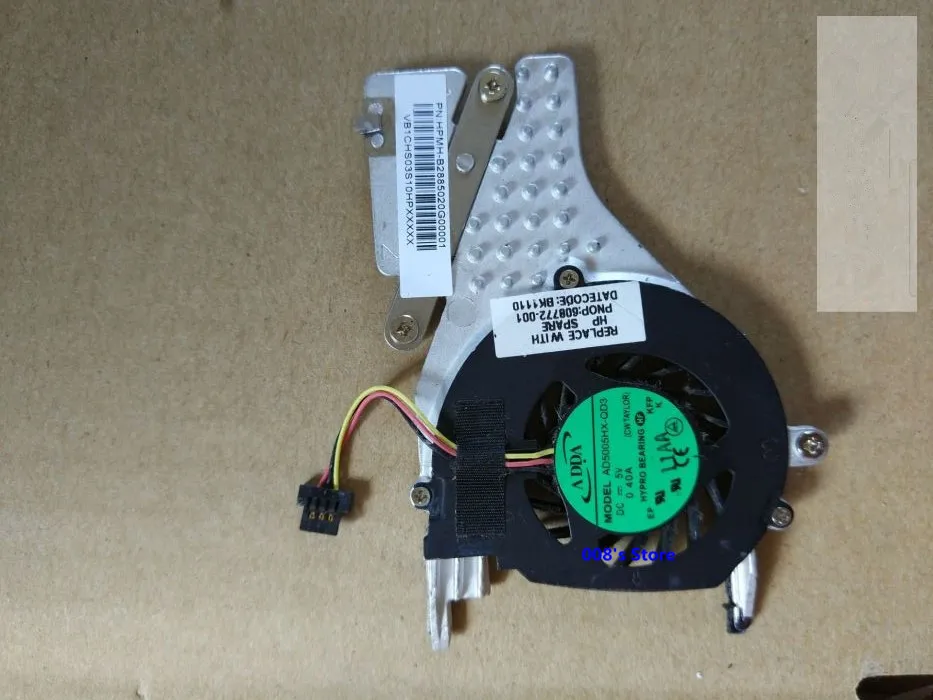 New Laptop CPU Cooler/Heatsink Fan For HP Compaq CQ10 MINI 210-1100 210 210-1000 AD5005HX-QD3 CWTAYLOR 5V 0.4A Radiator | Компьютеры и