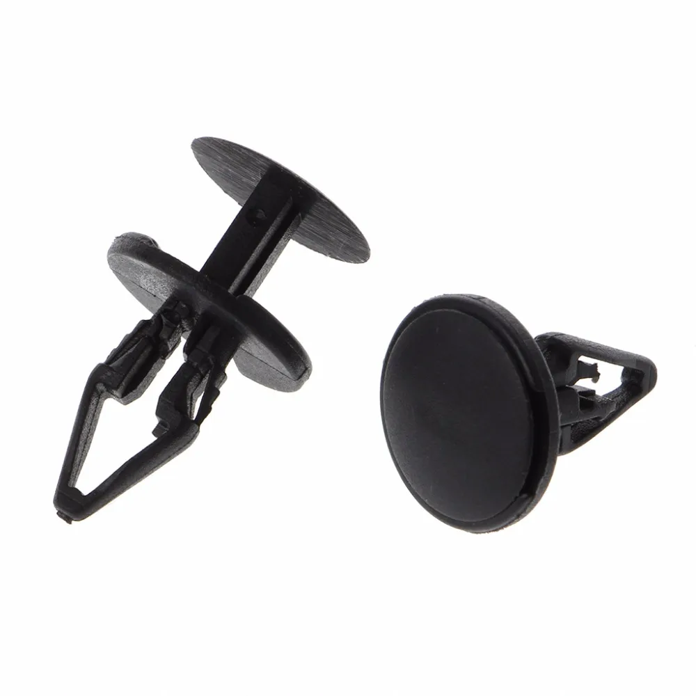 50 шт./компл. черные автомобильные крепежные заклепки для крыла багажника Honda Renault