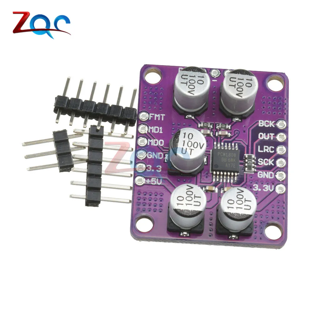 PCM1808 105dB SNR аудио стерео ADC односторонний аналоговый вход декодер 24bit усилитель