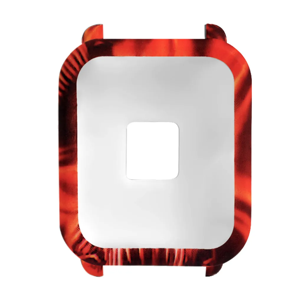E Прочный моды часы Чехлы мягкие из кожи TPU полная защита чехол для Xiaomi Huami Amazfit Bip Молодежные Часы Простой Чехлы для часов протектор - Цвет: E
