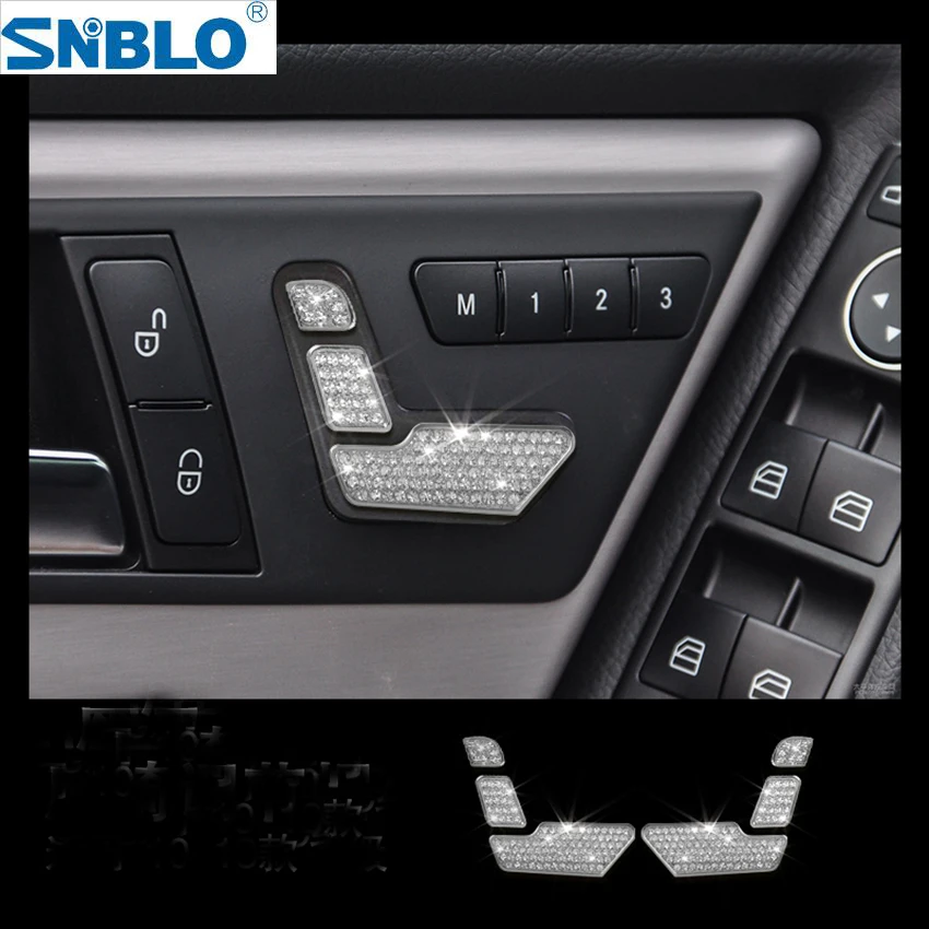 6 шт. кнопки сиденья для Mercedes Benz C Class C180 C200 C260 W204 2010-2013 автомобильные аксессуары |
