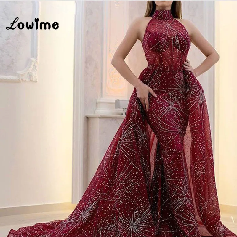 Muslim Evening Dresses Turkish Dubai Women Dress Arabic Party Gown 2018 Two Pieces Unique Fabric Kaftan Long Prom New | Свадьбы и