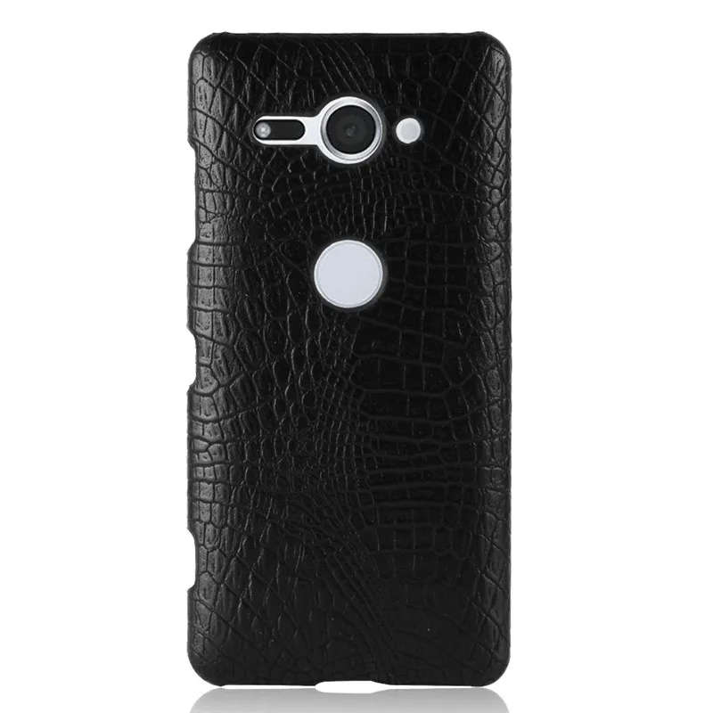For Sony Xperia XZ2 Compact Case Hard Back Cover PU Leather Phone H8314 H8324 XZ2Compact | Мобильные телефоны и