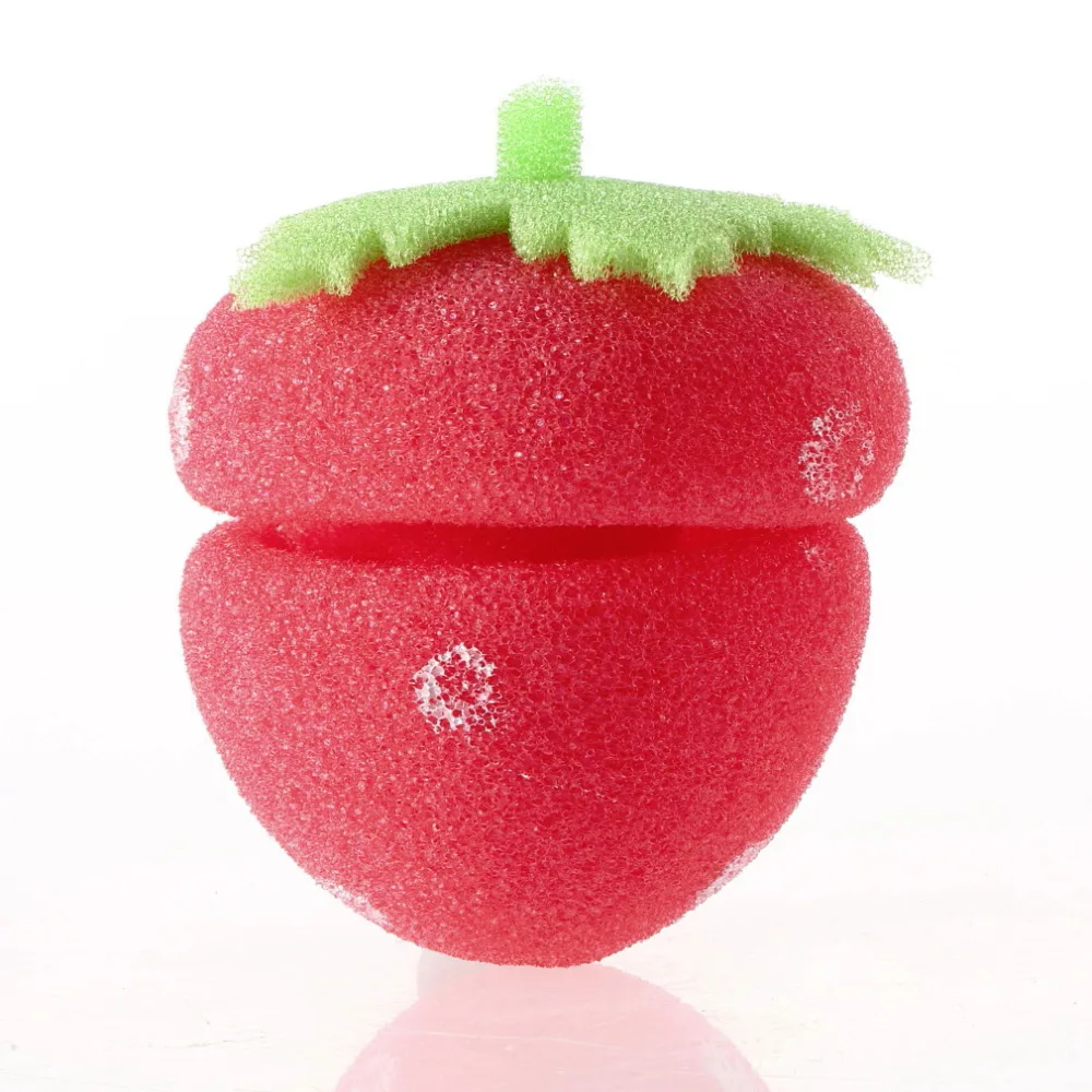 2020 hot hiar tool 12 pcs Rollers Curlers Strawberry Balls Hair Care Soft Sponge Lovely DIY Tool Wholesale MG08 | Красота и здоровье