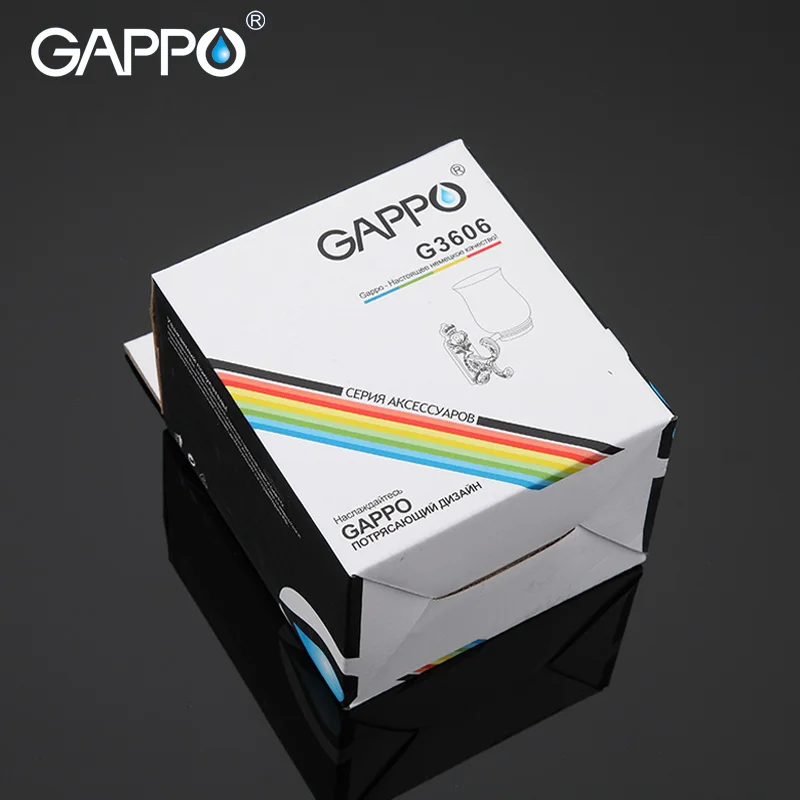 GAPPO держатели для стаканчиков из нержавеющей стали настенные Cetamic одинарные держатели для стаканчиков аксессуары для ванной комнаты держатель чашки для зубной щетки