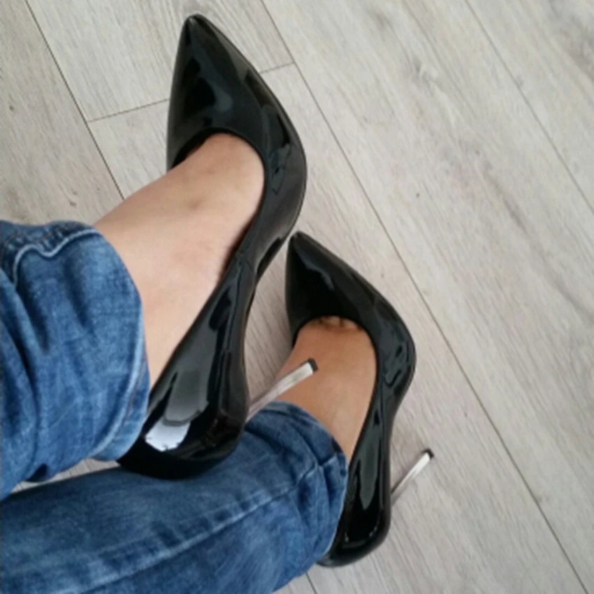 Пикантная обувь женские босоножки на высоком каблуке туфли-лодочки шпильке для