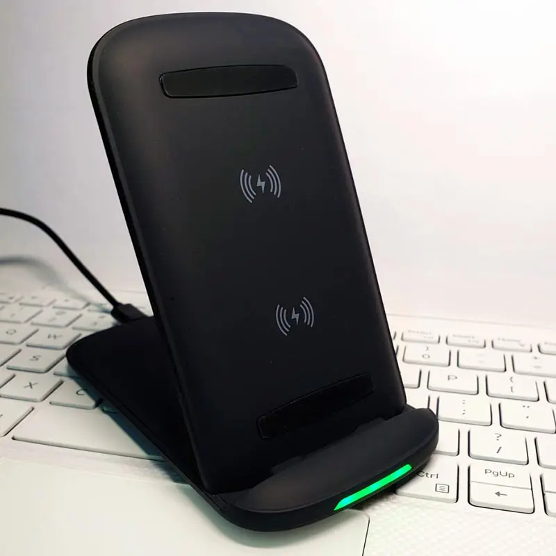 RYKKZ Беспроводной Зарядное устройство Новый складной 2 катушки Quick Charge 3 0 для iPhone