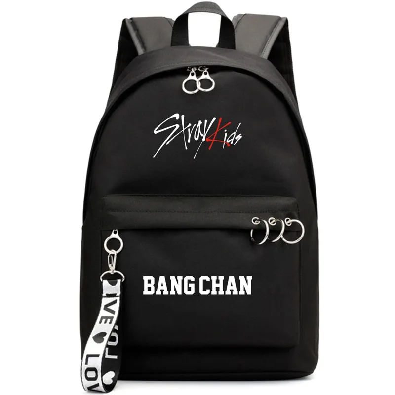 Kpop StrayKids рюкзак для мальчиков и девочек школьные сумки BANG CHAN FELIX WOOJIN MINHO Рюкзак Кошелек для ноутбука рюкзак сумка