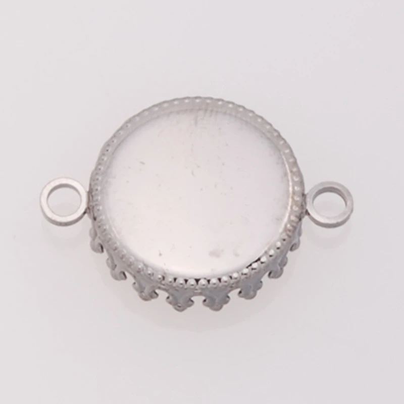 15 мм пистолет черный сплав Круглый Кабошон Настройки Ювелирные Разъемы