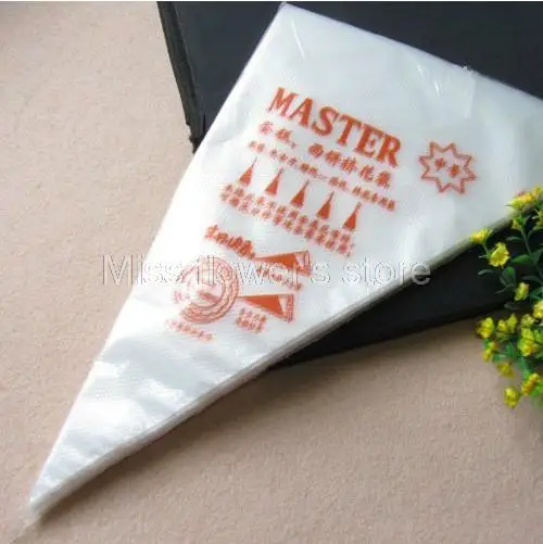 Wholesale 100pcs of Disposable Decorating Bag the cake Biaohua bag Cream piping Medium thickened nontoxic | Дом и сад