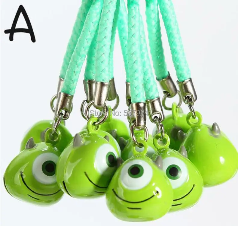 New 10Pcs Mike Sulley Chicken Rabbit Bear Cell Phone Strap Tree JINGLE BELL Toy | Игрушки и хобби