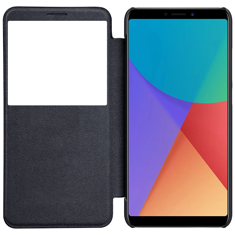 Чехол для Xiaomi Redmi Note 5 Pro умный кожаный чехол Nillkin винтажный книжка Pro|Чехлы-книжки| |