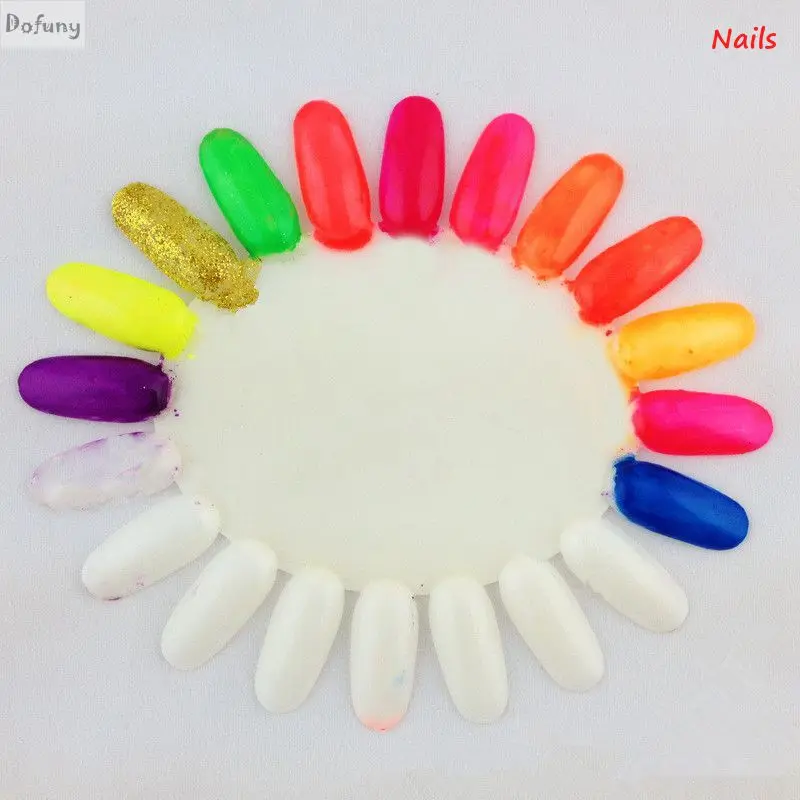 Блестящий неоновый Флуоресцентный порошок розового цвета фосфорный пигментный