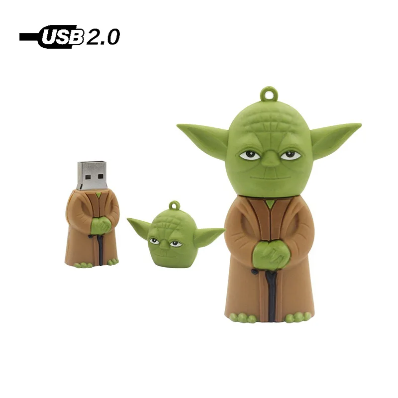 Usb флеш накопитель с мультипликационным принтом Звездные войны 128 Мб 4 ГБ 8 16 32 64