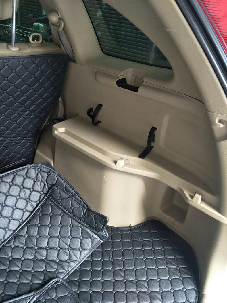 

fiber leather car trunk mat for honda CRV CR-V 2006 2007 2008 2009 2010 2011 2012 car accessories