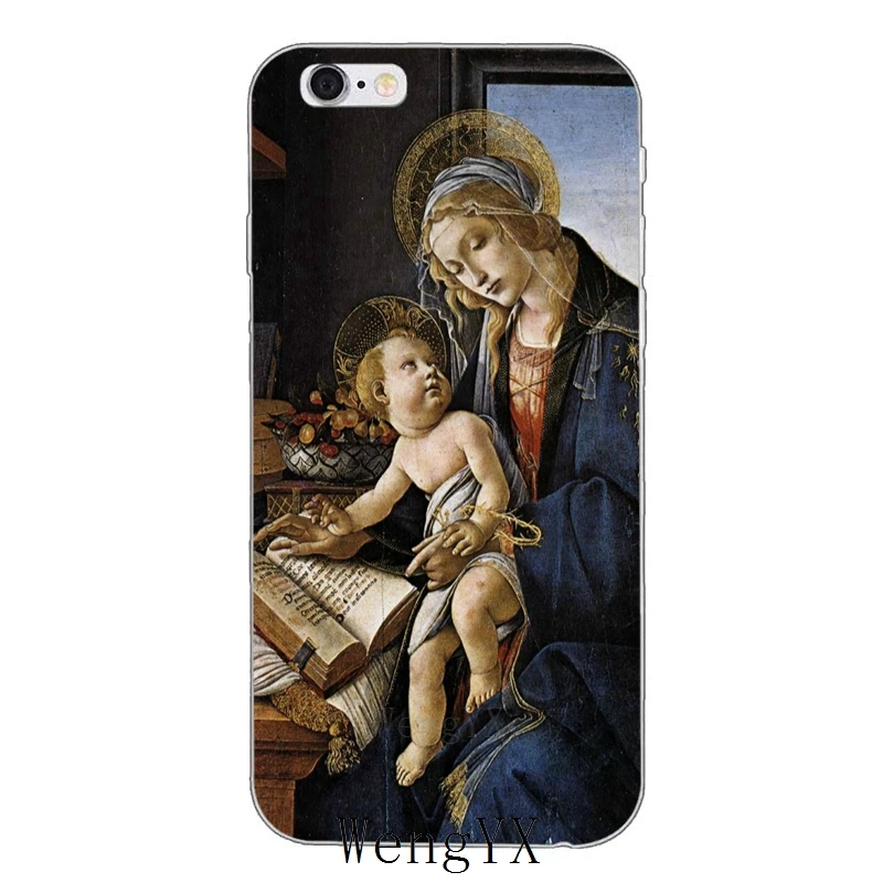 Sandro Botticelli с рисунком, тонкий ультра тонкий ТПУ мягкий чехол для телефона, чехол для iPhone 4, 4S, 5, 5S, 5c, SE, 6, 6s, 7, 8 plus, X, XR, XS Max