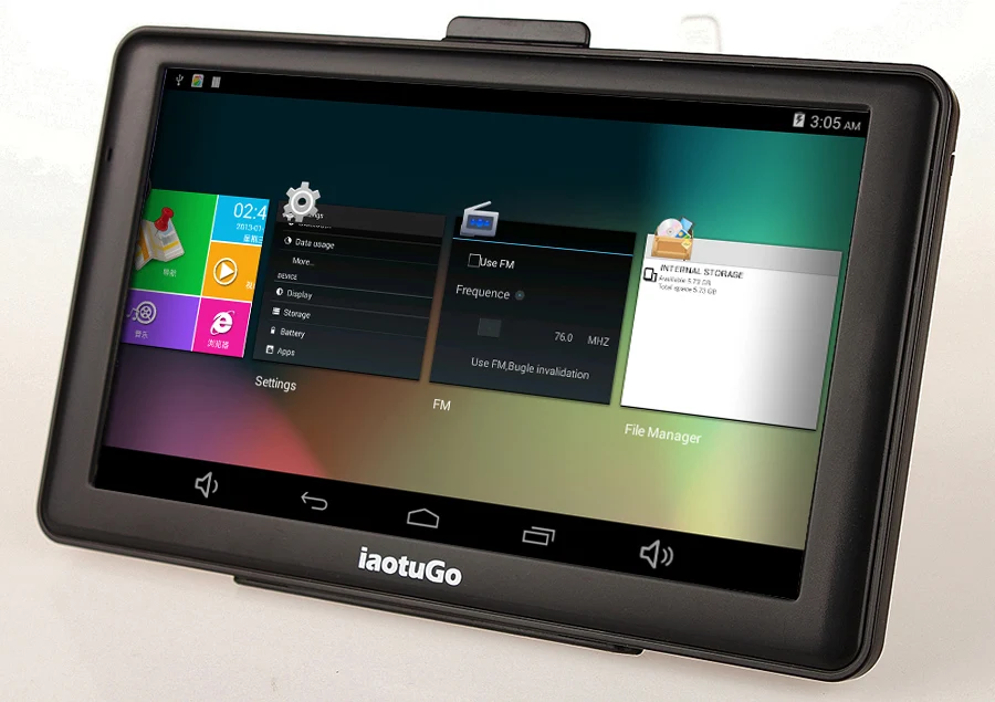 IaotuGo Android gps " емкостный навигатор для грузовиков Android 4.4.2 четырехъядерный 1,3 ГГц, 8G, wifi, AV-IN, Bluetooth карта грузовика
