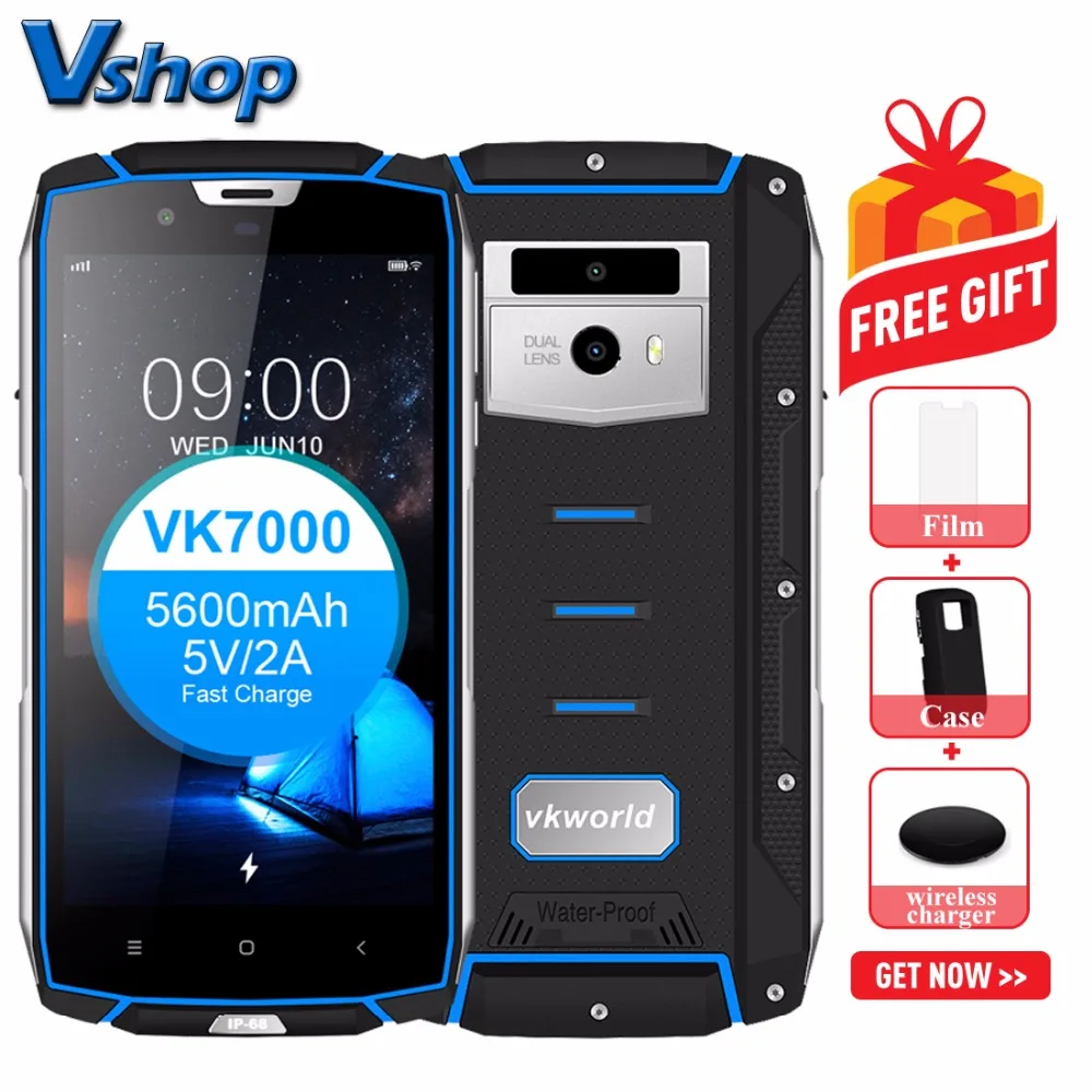 VKworld VK7000 смартфон с 5 2 дюймовым дисплеем восьмиядерным процессором ОЗУ 4 Гб ПЗУ 64