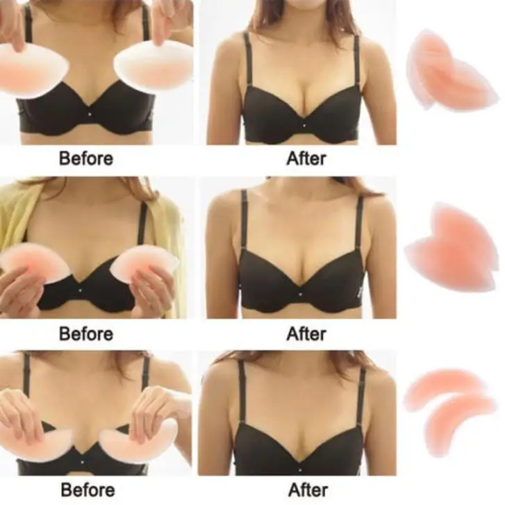 Для женщин силиконовый гель Push Up Bra Pad вкладыш для увеличения груди купальник