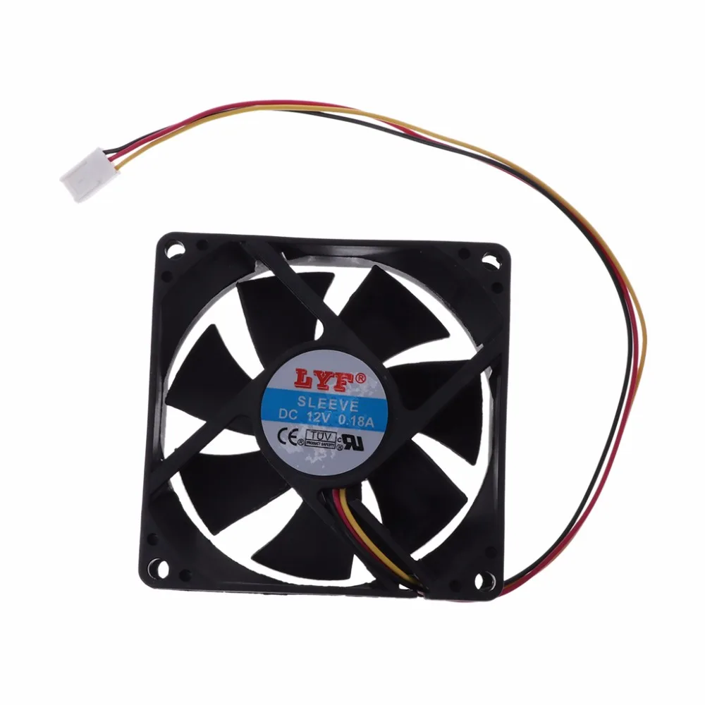 3 pin 80 мм x 25 CPU PC вентилятор охладитель радиатора выхлопных газов|pc fan cooler|cooler heatsinkpc