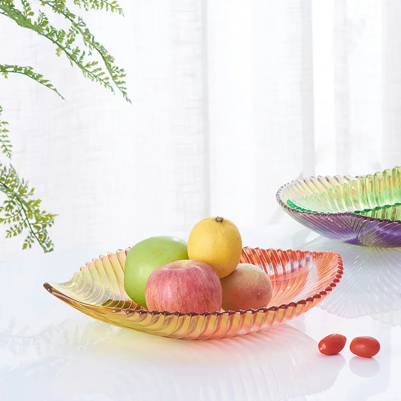 1 шт. пластиковая прозрачная тарелка для фруктов | Дом и сад
