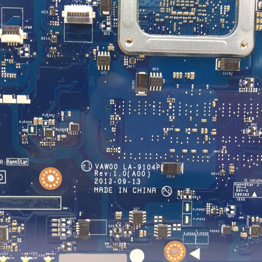 Bestellen KEFU LA-9104P Motherboard Für Dell 3521 5521 Laptop Motherboard La-9104p Motherboard I5-3337u Cpu Orginal TEST Motherboard