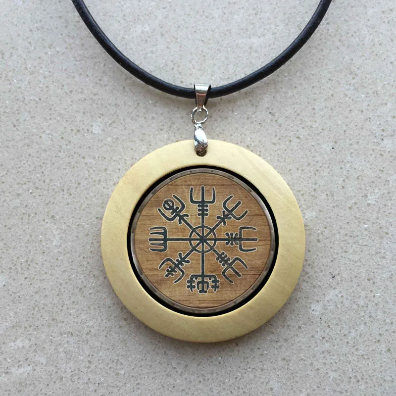 Щит викинга стекло кабошон с фото ожерелье серебро Винтаж лошадь арт подвесной