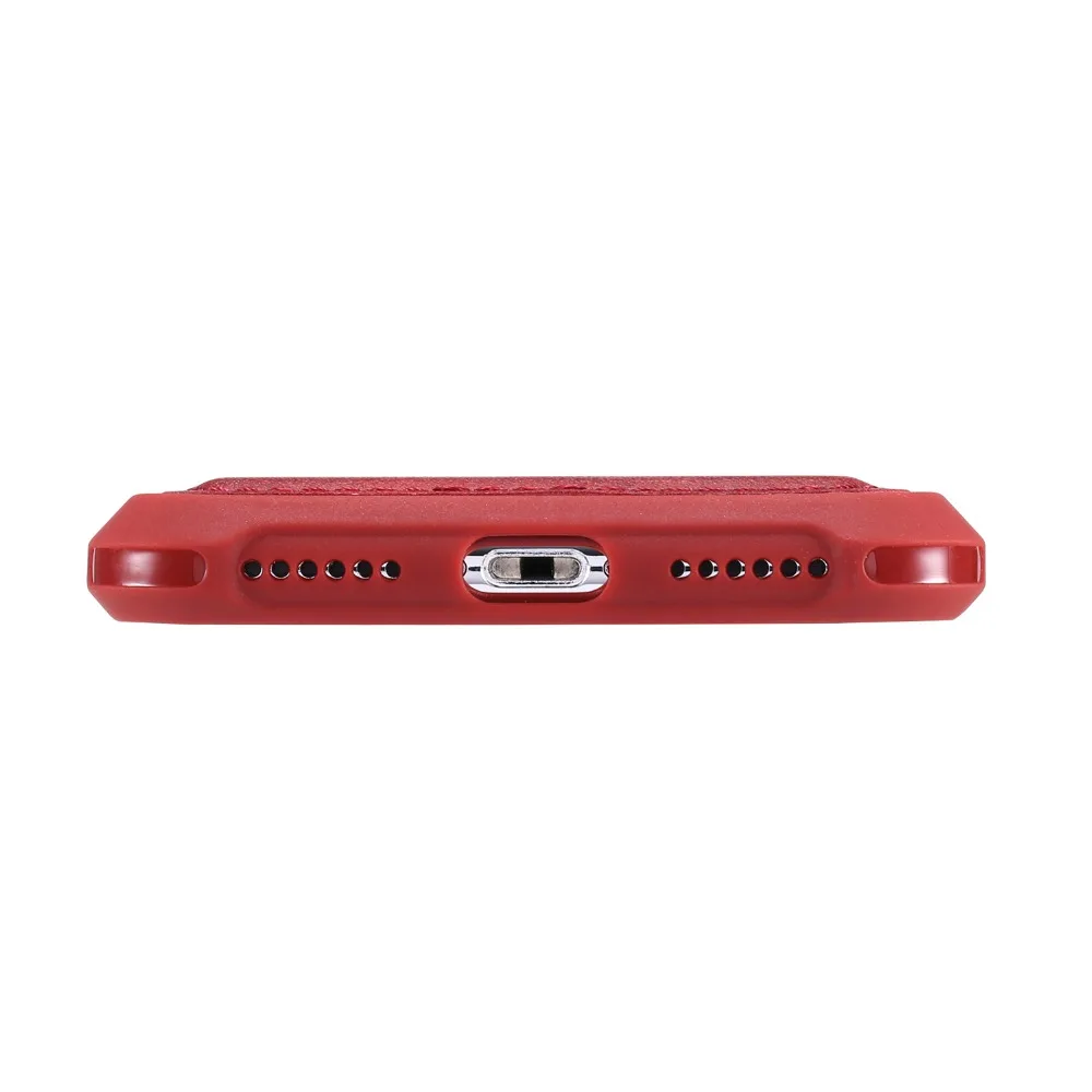 Для iphone 7 кожаный чехол + Автомобильное магнитный держатель для X 6 S 8 плюс