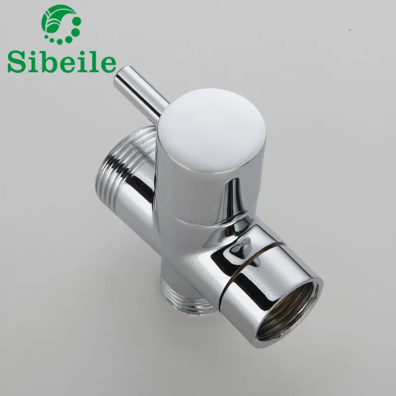 SBLE Chrome 3 Way ванная комната унитаз биде 3/4 'Ƈ/2'' T адаптер душевой