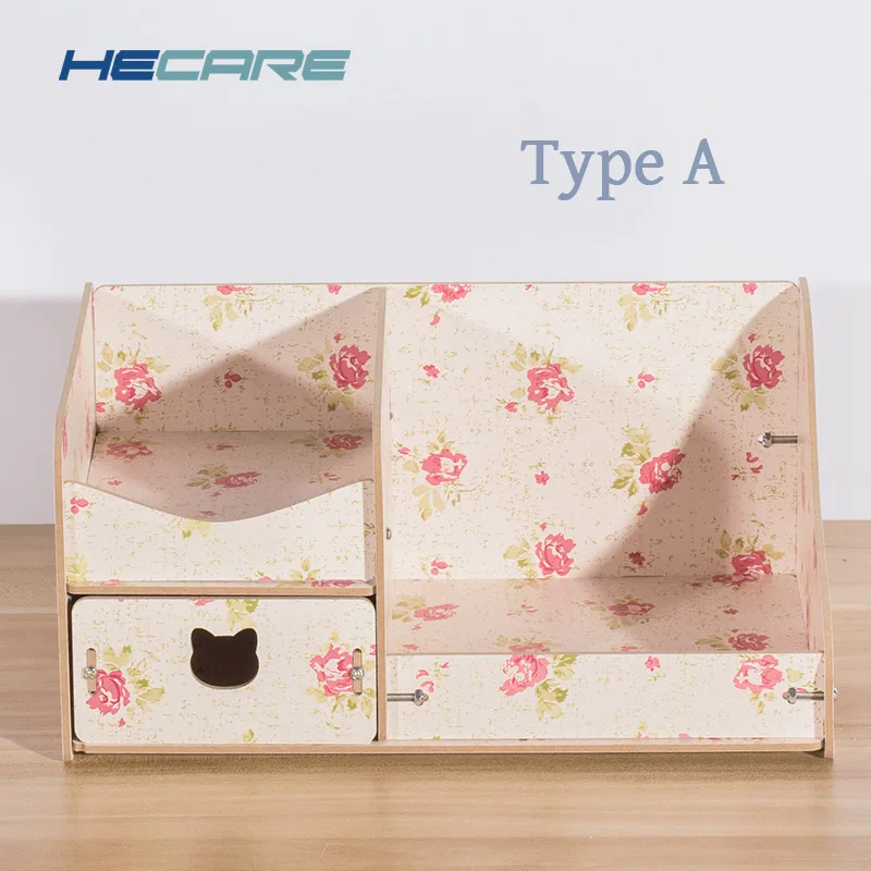 d50 spring flower Декоративная многофункциональная деревянная шкатулка для ювелирных изделий, контейнер для хранения мелочей, органайзер для косметики, коробка для хранения косметики, Новинка - Цвет: d50 spring flower
