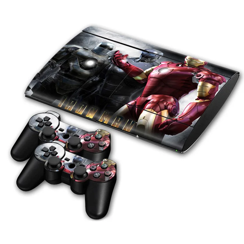 Горячая супергерой кожи виниловая кожа Наклейка протектор для PS3 супер тонкий 4000