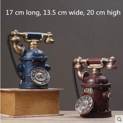 Ретро модель телефона ремесла творческие памятные украшения настольные