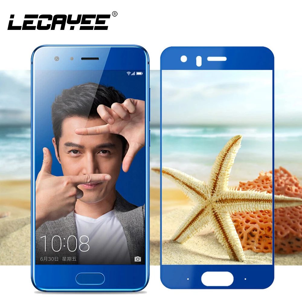 LECAYEE для huawei Honor 9 8 lite, защита экрана, полное покрытие, закаленное стекло для huawei P8 P9 lite, защитное стекло 2.5D