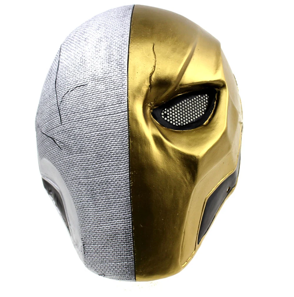 Стекло Волокно дезстроук череп airsoft маска металлическая сетка половина Уход за