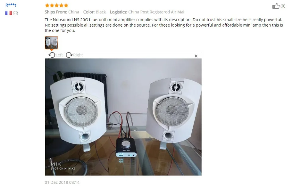 Nobsound HiFi NS-20G Мини Bluetooth 5,0 TPA3116 цифровой усилитель мощности Hifi DSP стерео усилитель для наушников 100 Вт+ 100 Вт с адаптером