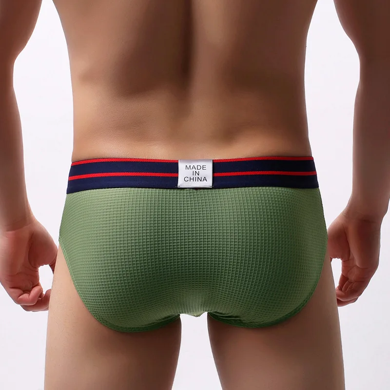 Сексуальное нижнее белье мужские короткие шорты дышащие трусы со средней талией