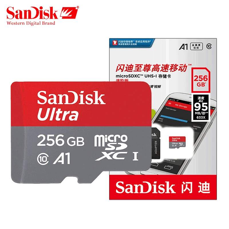Карта памяти micro sd SanDisk UItra A1 Max 100 400 гб 128 ГБ 64 256 ГБ|Карты памяти| |