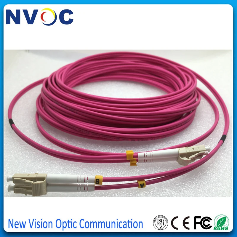 OM4 1 м 2 3 5 10 LC 40 ГБ многомодовый волоконный соединительный кабель LC/UPC к