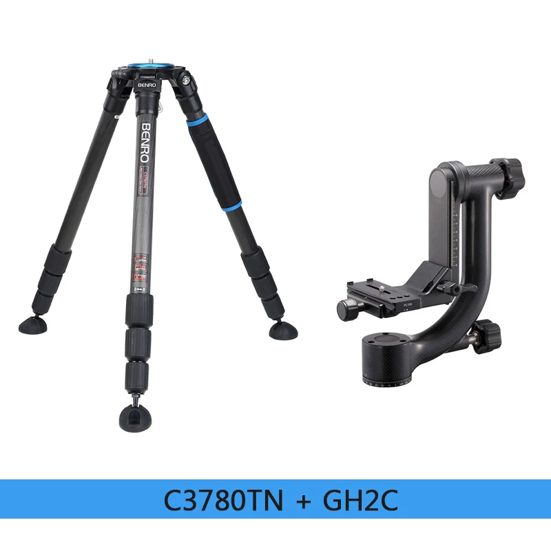 C3780TN GH2C Benro C3780TN штатив комбинированные Углеродные волоконные штативы с чашей 75 мм 4 секции Максимальная загрузка 18 кг DHL - Цвет: C3780TN GH2C