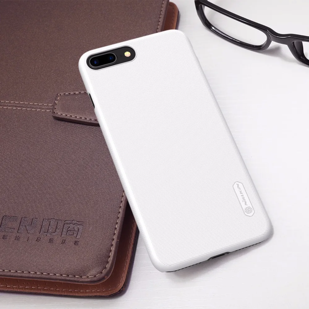Чехол чехол для iphone 8 для iphone 8 Plus NILLKIN Супер Матовый Щит задняя крышка Чехлы для iPhone 8 Plus с защитой экрана