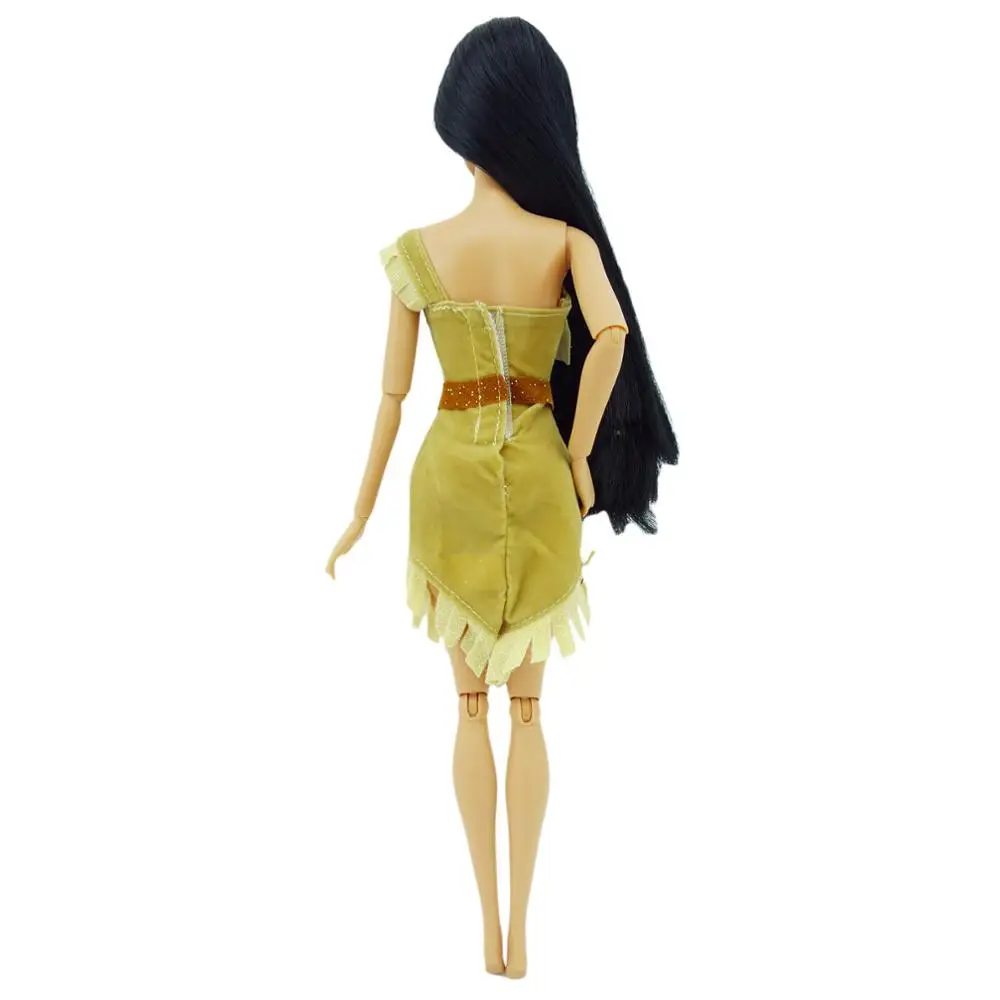 1 шт. модное сказочное платье принцессы копия Pocahontas мини юбка праздничная одежда