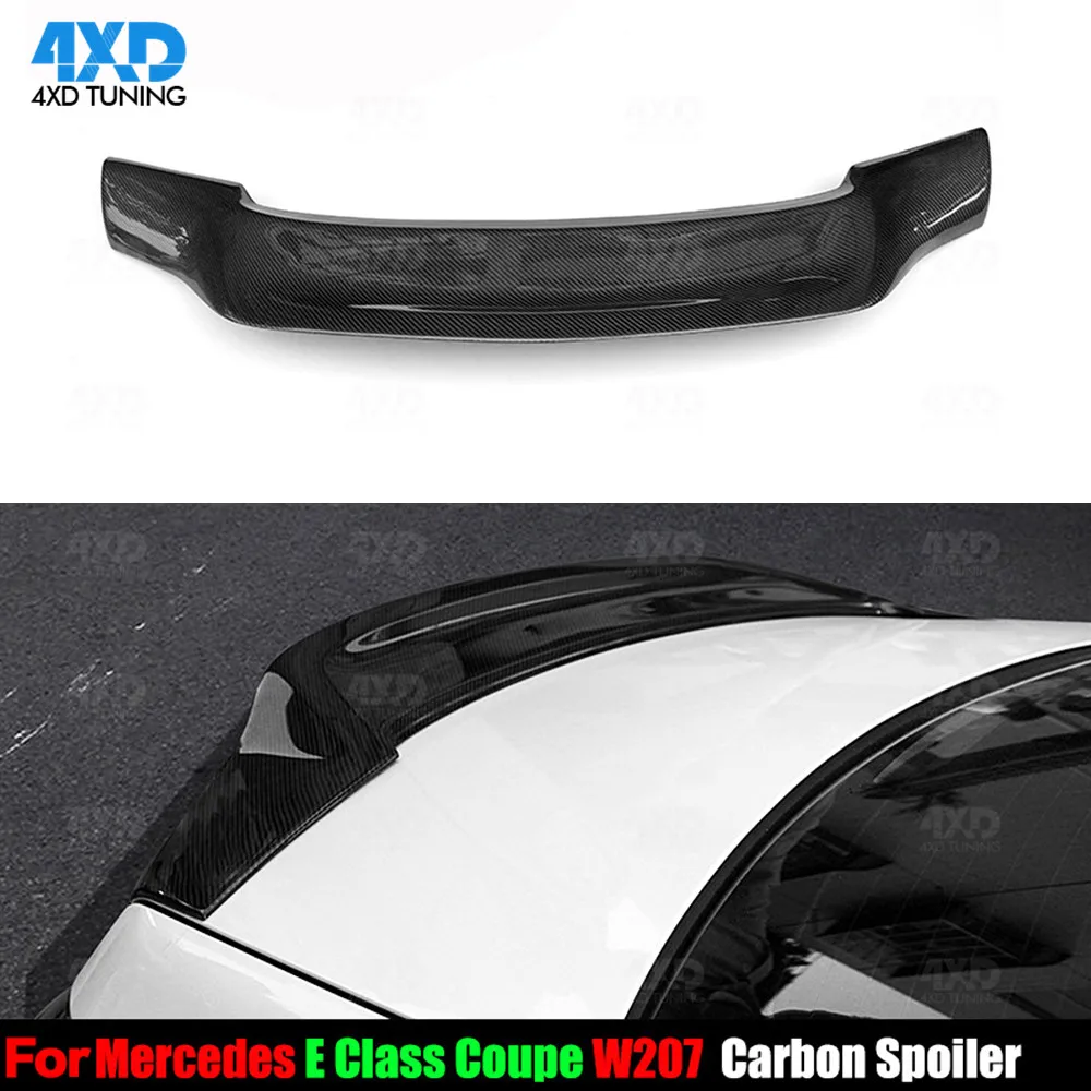 W207 купе карбоновый спойлер R Стиль для Mercedes E Class C207 заднего багажника крыла 2010 2011