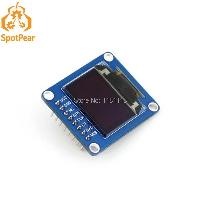 

0.95inch rgb oled (b) SPI interface, vertical pinheader