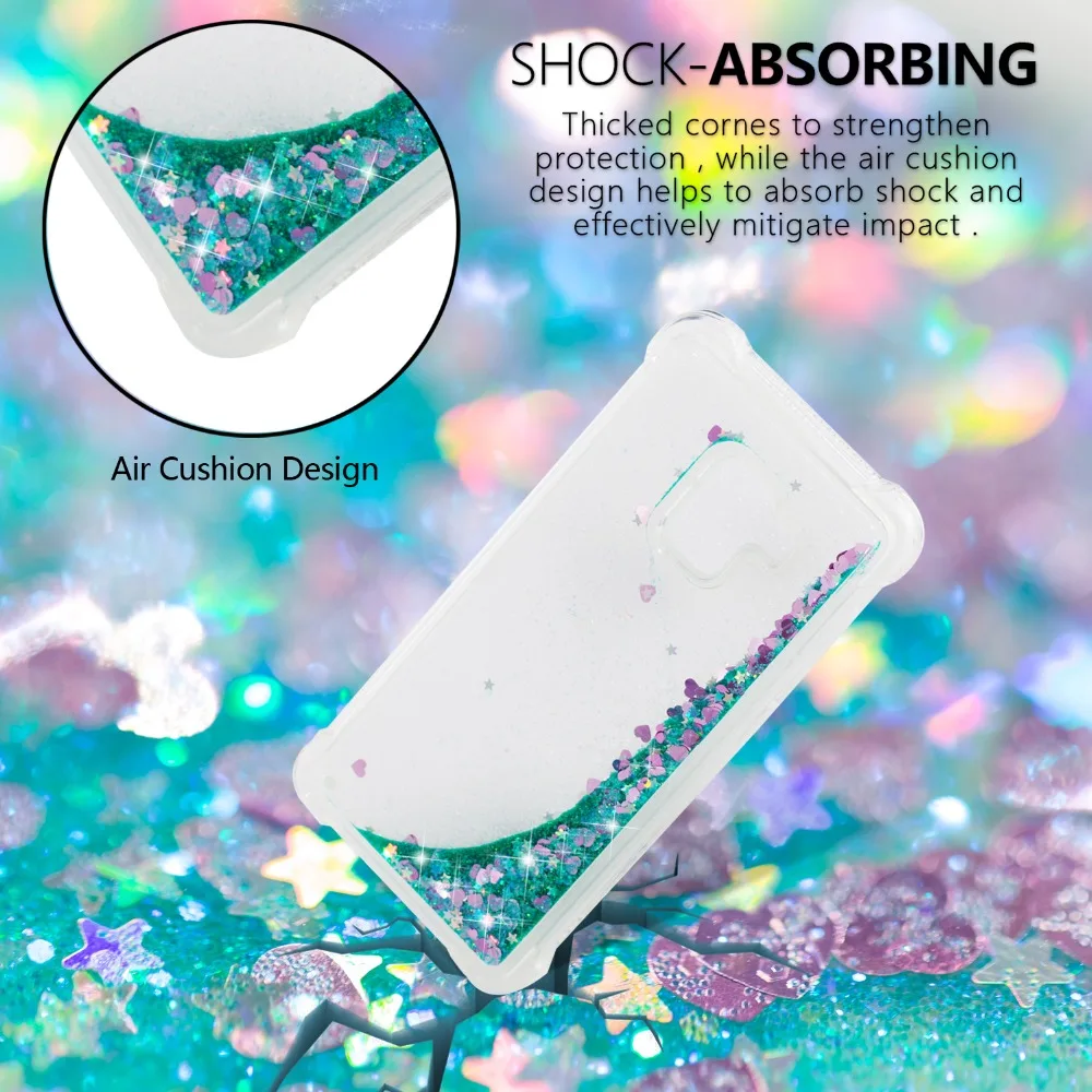 Cases for Galaxy A8 Plus A5 A7 A3 Quicksand Case Back Cover Anti-knock Samsung |
