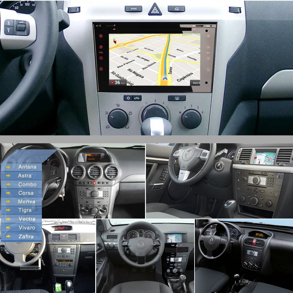 8 ядер Android 0 Авторадио DAB + Автомобильный GPS навигатор для Opel Tigra TwinTop Vectra C Vivaro WiFi 4G