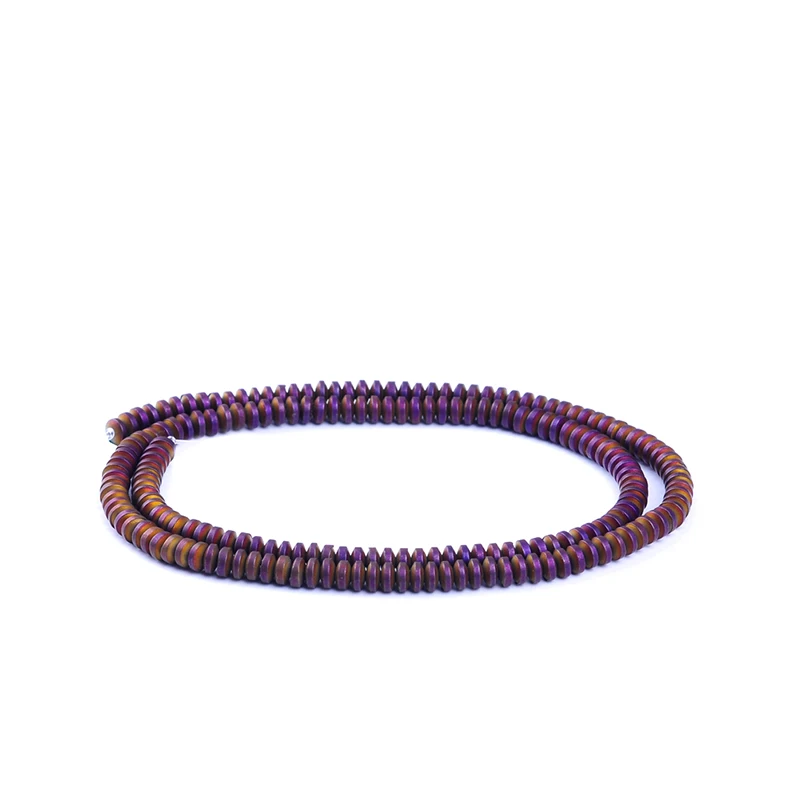 Оптовая продажа радужные круглые бусины из гематита 4 мм для изготовления