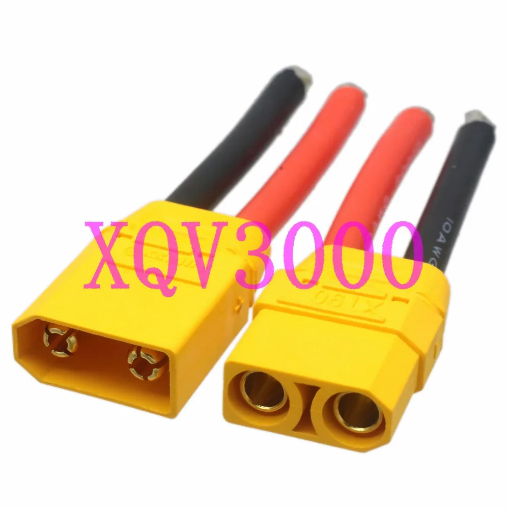 1 компл. XT90-S XT90S анти-вспышка M/F Луженый конец провода 10awg 2 &quotRC DIY DJI UAV |