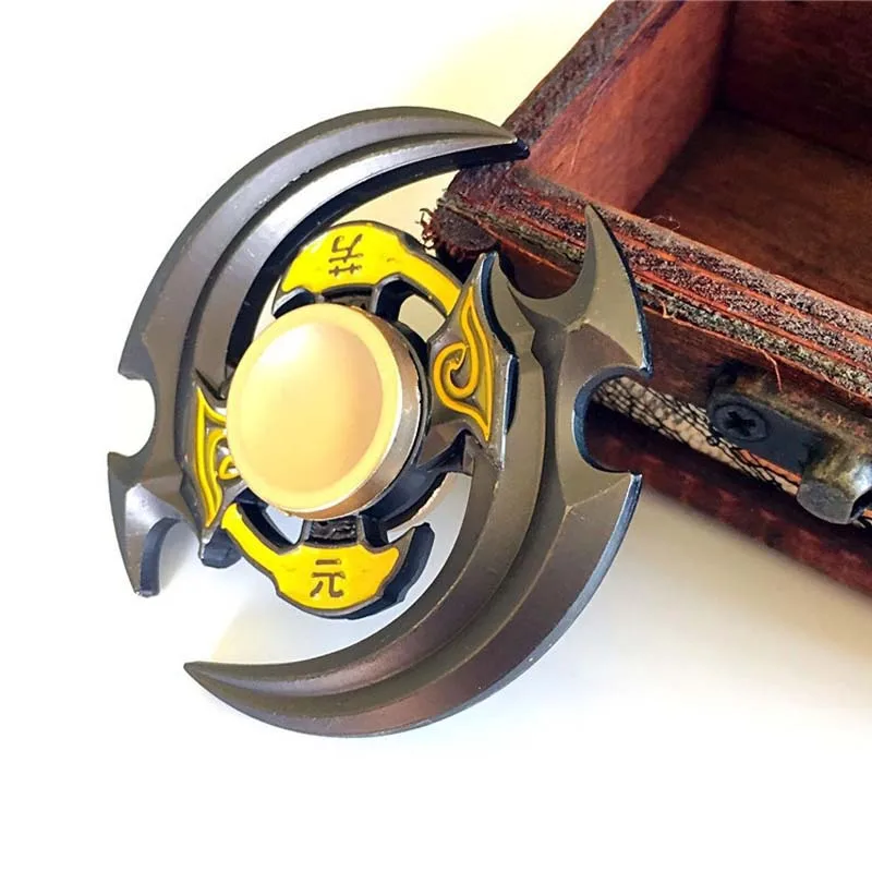 Новый ручной Спиннер с золотой головкой из цинкового сплава металлический